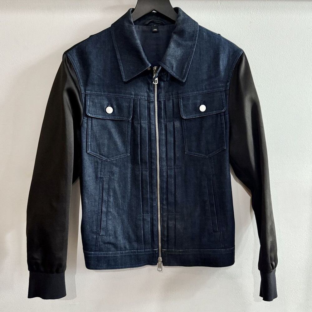 $1,650 Denim / Satin Jacket